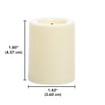 thumbnail image 2 of Sterno Home Flameless LED Wax Votive Candles, 6-Pack, Cream, 2 of 7