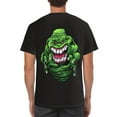 thumbnail image 2 of Slimer Ghostbusters T-Shirt for Men Novelty 3D Pritneted Casual Short Sleeve Tees Shirt Summer Street T Shirt Top, 2 of 7