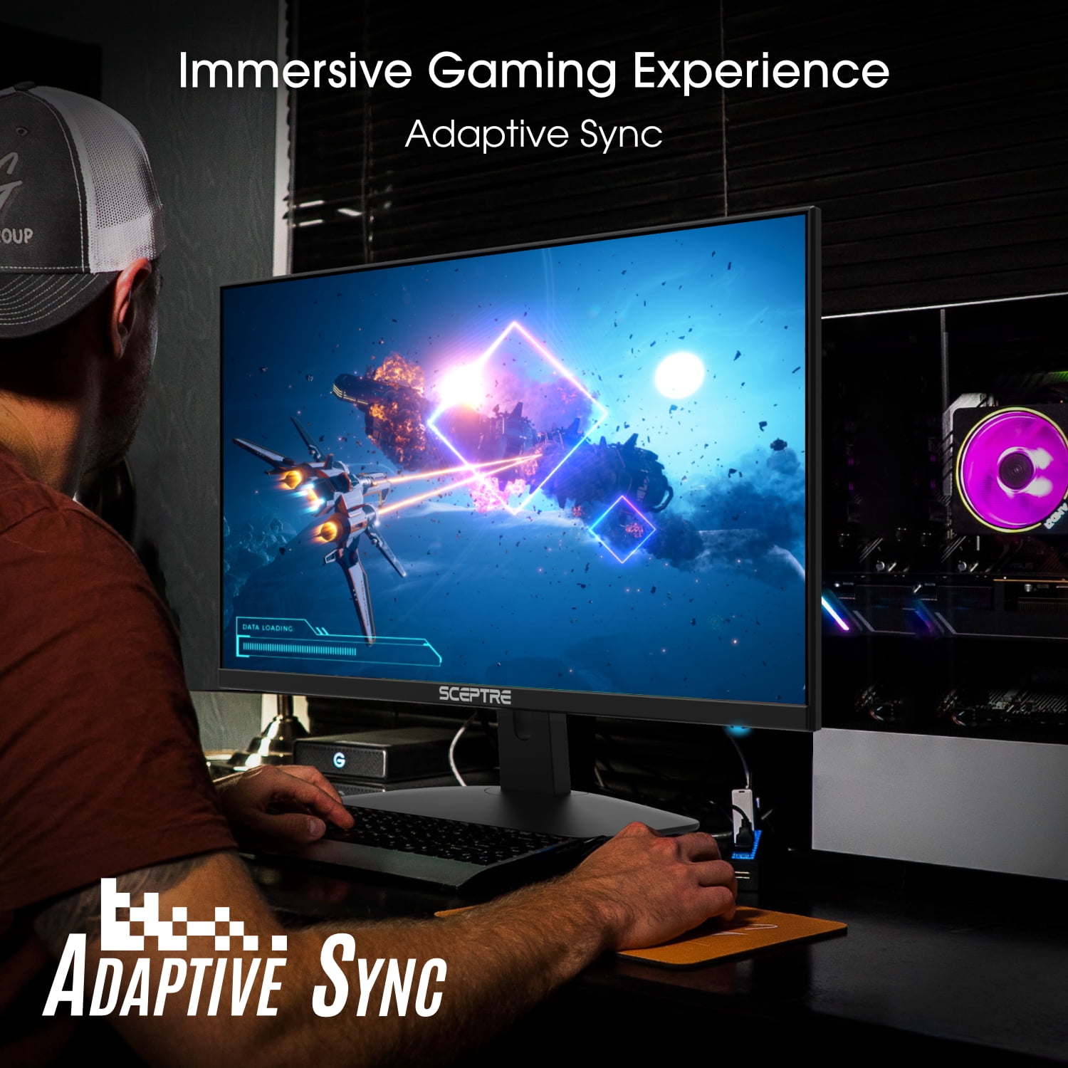 Sceptre New 24-inch Gaming Monitor HDMI x2 DisplayPort x1 Build-in Speakers 2025