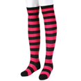 thumbnail image 1 of PARTIDOR moda calcetines largos mujeres muslo alta raya medias 12 colores de punto algodón Casual caliente sobre la rodillapangjing, 1 of 4