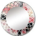 thumbnail image 3 of DESIGN ART Designart "Fashion Dolce Geometric Glam" Modern Wall Mirror 24in.x24in., 3 of 5