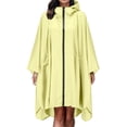 thumbnail image 1 of Lightweight Rain Poncho Jacket Coat For Women With Hood And Secure Pockets, 1 of 6