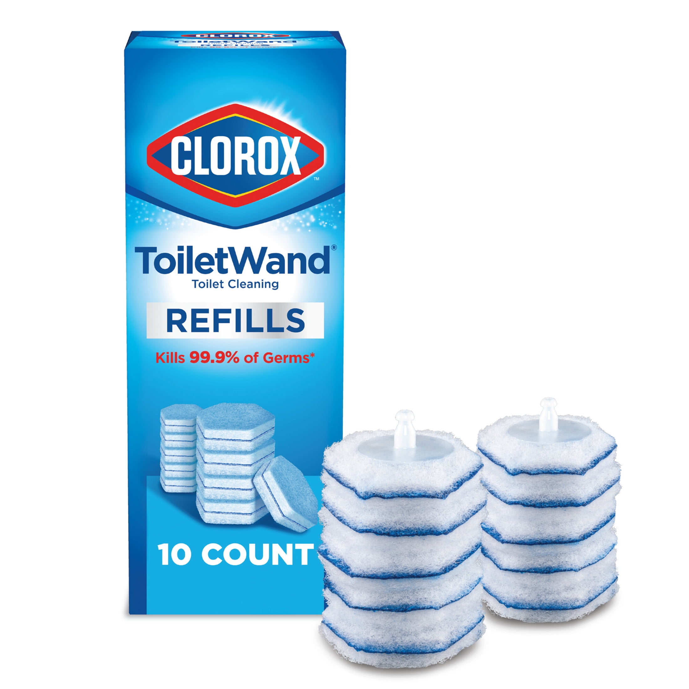 Clorox ToiletWand Disinfecting Brush Refills, Disposable Toilet