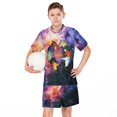 thumbnail image 6 of Dragon Wings Of Fire Boys Short Sleeve T-Shirt And Shorts Outfit Set Activewear Mesh Short Set for Kids, 6 of 7
