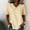 Yellow, variant on BUIGTTKLOP Blouse for Women Dressy Casual Summer V Neck Button down Cotton Linen Shirts Tie Front Short Sleeve Beach Vacation Tops