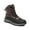 DARK BROWN/BLACK, variant on Nortiv 8 Men's Insulated Waterproof Construction Rubber Sole Winter Snow Skii Boots