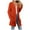 Orange, variant on UJNDER 2025 Autumn Mid Long Cardigan for Women Casual Long Sleeve Knitted Sweater with Pocket Beige L