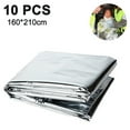 thumbnail image 2 of Outdoor field lifesaving blanket emergency blanket thermal insulation blanket sunscreen blanket to keep the human body hypothermia first aid blanket, 2 of 5