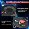 thumbnail image 4 of H YANKA SODA-10ASW 480 W Potencia máxima (120 W RMS) Subwoofer compacto bajo asiento de 10 pulgadas, 4 of 6