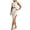 A-White306, variant on XIAOCHA Women's Two-Piece Skirt Set Sleeveless Crew-Neck High-Slit Summer Club Midi Suit