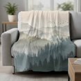 thumbnail image 2 of Mountains Blanket Soft Cozy Warm Throw Blanket for Couch, Plush Fuzzy Flannel Fleece Blankets for Sofa, Farmhouse Forest Nature Trees Landscape Bed Blankets Lightweight Gifts for Women, 50"x80", 2 of 9