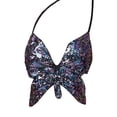 thumbnail image 1 of Tops de Lentejuelas para danza del vientre Sunnimix negro, 1 of 7