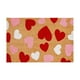 thumbnail image 2 of Felpudo de bienvenida para San Valentín | Alfombra con corazones rojos y rosas | Felpudo antideslizante de poliéster para entrada interior y exterior | Felpudo de 40 x 60 cm para porche delantero |, 2 of 6