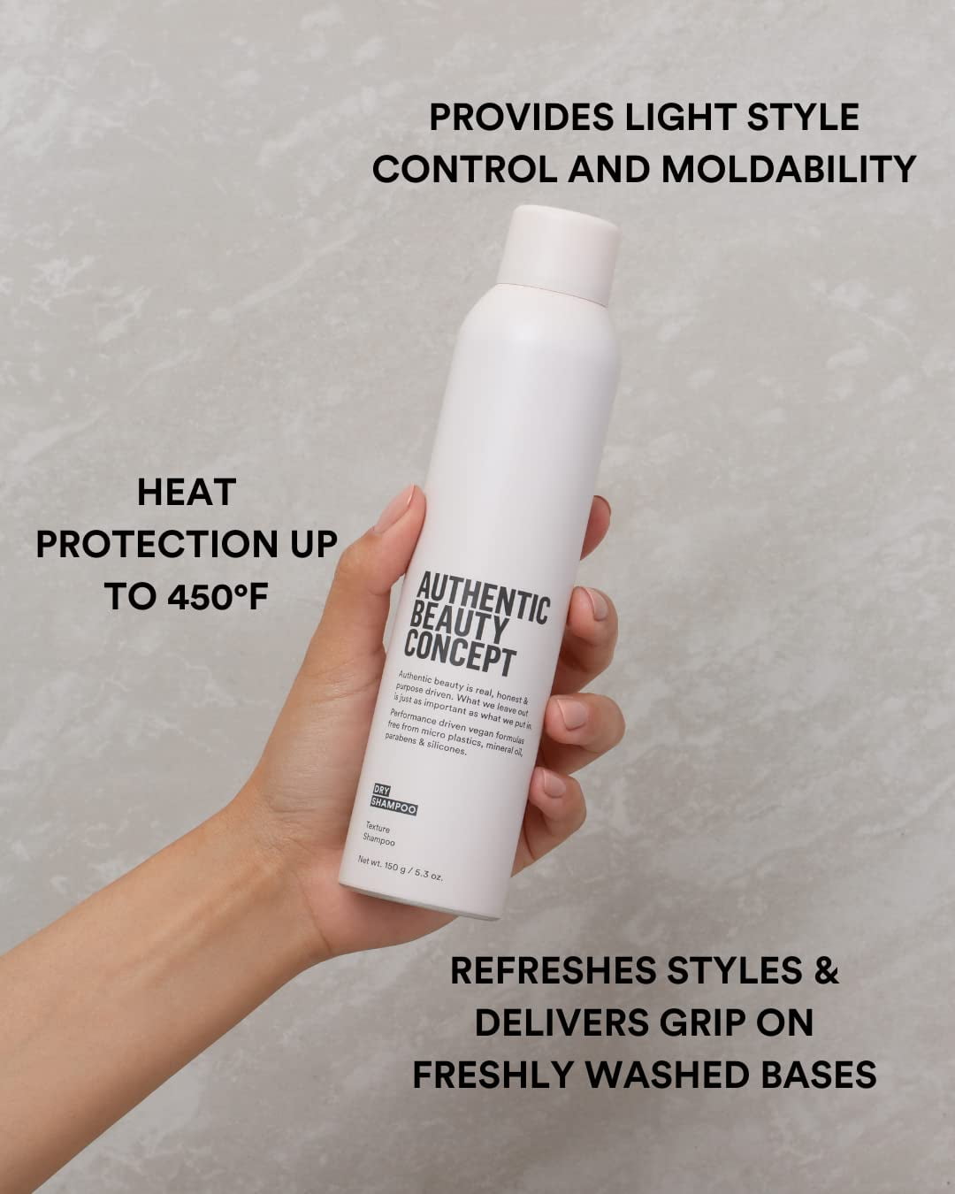Authentic Beauty Concept Dry Shampoo 5.3 Oz/150 grams
