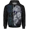 thumbnail image 2 of Sudadera con capucha de otoño para hombre, sudadera con estampado de zorro y lobo, sudadera con capucha para hombre, sudaderas para hombre, ropa Y2k, ropa urbana Harajuku, 2 of 5