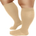 thumbnail image 1 of SUTENGDA Chaussettes de Compression Grande Taille pour Femmes & Hommes 20-30 mmhg Bas Larges Genouillères pour Récupération de Circulation, 1 of 6