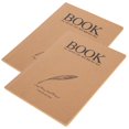 thumbnail image 2 of Libro de papel Kraft, cuaderno de bocetos de papel Kraft fácil de llevar, no esponjoso fácilmente el día de San Valentín para Navidad, hogar, oficina, cumpleaos LHCER 1, 2 of 8