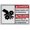 Warning Sign 5, variant on Industrial Caution Sign Machine Safety (Only authorized personnel shall operate this equipment - Solamente el personal autorizado deberá usar esta máquina) 8 in" x 12 in" Safety