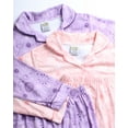 thumbnail image 2 of Sweet & Sassy Girls' Flannel Fleece Pajamas - 4 Piece Long Sleeve Button Down Shirt and Pants Sleepwear Pants Set (4-16), 2 of 7