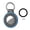 Black + Blue, variant on YUNOVA Dual Color AirTag Case, IP67 Waterproof Hard PC Protective Holder with Rotary Lock Compatible with Apple AirTag for Keys Luggage