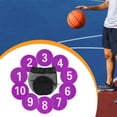 thumbnail image 6 of 10 Pieces Training Mats Basketball Spotting Markers Anti Slip PVC Material for Indoor Outdoor Gym Court, 6 of 9
