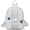 white, variant on White Polka Dot Bunny Ears Backpack Nylon Large Capacity Bookbag