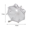 thumbnail image 2 of 12 Pieces Umbrella Shape Creative Candy Boxes for Packaging Box Gift Boxes Halloween Party Favors White, 2 of 9