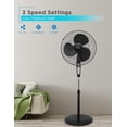 thumbnail image 3 of BLACK+DECKER BFSR18B 18 Inches Stand Fan with Remote, Black, 3 of 6