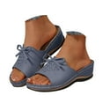 thumbnail image 3 of DAFEI Sandales de Plage Sandales Tendance Sandales de Plage pour Dames Chaussures Compensées d'Été Pantoufles pour Femmes Sandales Bohèmes Chaussures Mode, 3 of 8