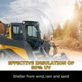 thumbnail image 5 of Kojem Door Glass for John Deere Track Loader Models 318E 319E 320E 320E 323E 326E Replaces T344818 Front Center Skid Steer Loader Windshield Windowpane, 5 of 8