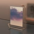 thumbnail image 4 of Hesroicy Double-Sided Photo Frame - Universal Glass, Geometric Modern Design, Horizontal and Vertical Display Options - Metal Picture Frame for Home Decor, 4 of 7