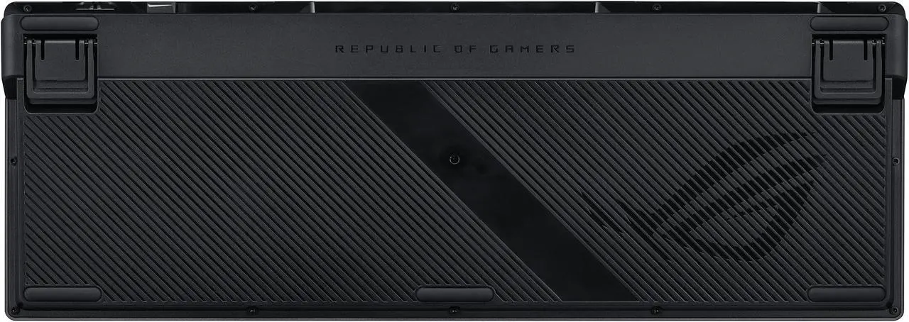 ASUS ROG Azoth 96 HE Wireless Hall Effect Gaming Keyboard - 96% Full-Size, Tri-Mode, Hot Swappable Magnetic Switch, Rapid Trigger, Speed Tap, 8K Hz Polling, Color OLED Screen, PBT Keycaps - Black
