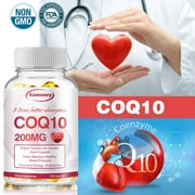 Xemenry CoQ10 Capsules 200mg - High Absorption Supplements, Support Heart Health (30/60/120pcs)