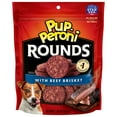 thumbnail image 3 of (2 pack) Pup Peroni Rounds Dog Treats With Beef Brisket, 5 oz Bag, 3 of 12