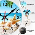thumbnail image 2 of Wall Clocks Battery Operated, Mid Century Atomic Black Cat Silent Non Ticking Decorative Indoor Outdoor Wall Clocks for Living Room Kitchen Bedroom Bathroom 12", 2 of 6