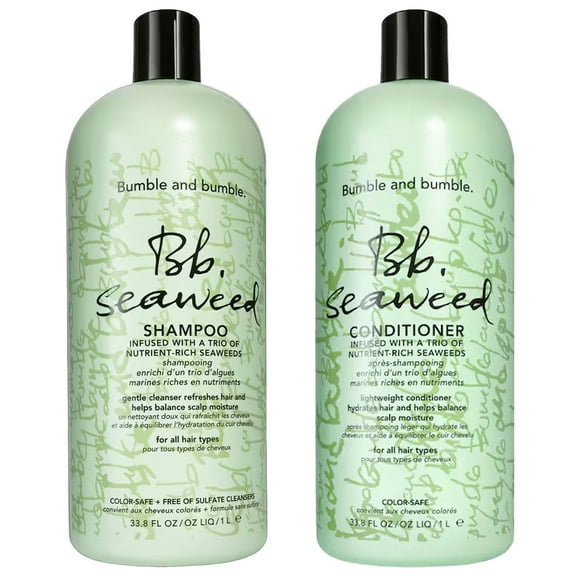 Bumble and Bumble Seaweed Trio Shampoo & Conditioner 33.8oz/1L Set