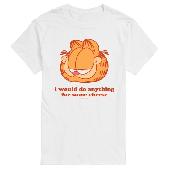 Garfield - Anything For Cheese - Men's Short Sleeve Graphic T-Shirt