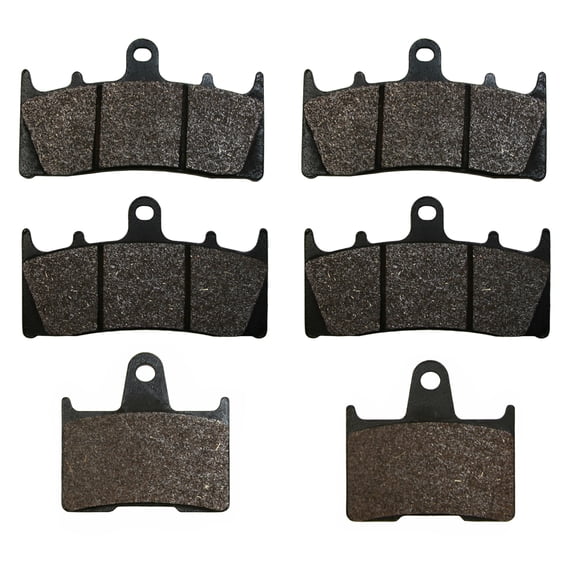 Front & Rear Brake Pads 2001-2002 compatible with Suzuki GSXR1000