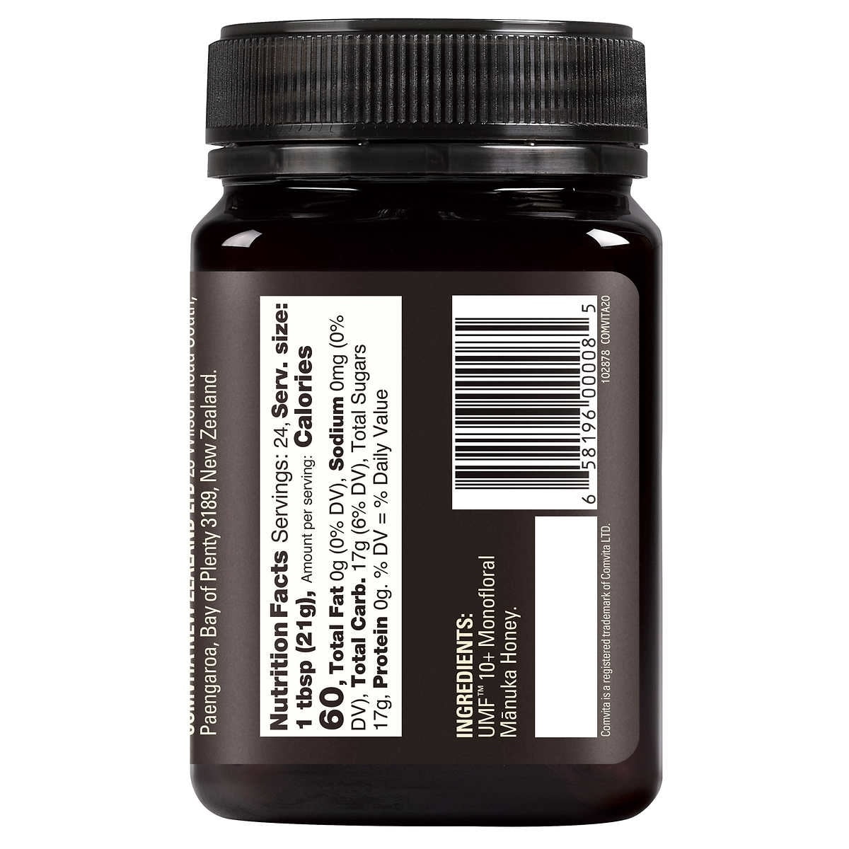 Raw Manuka Honey, Certified UMF 10+ (MGO 263+), 1.1 lb (500 g), Comvita