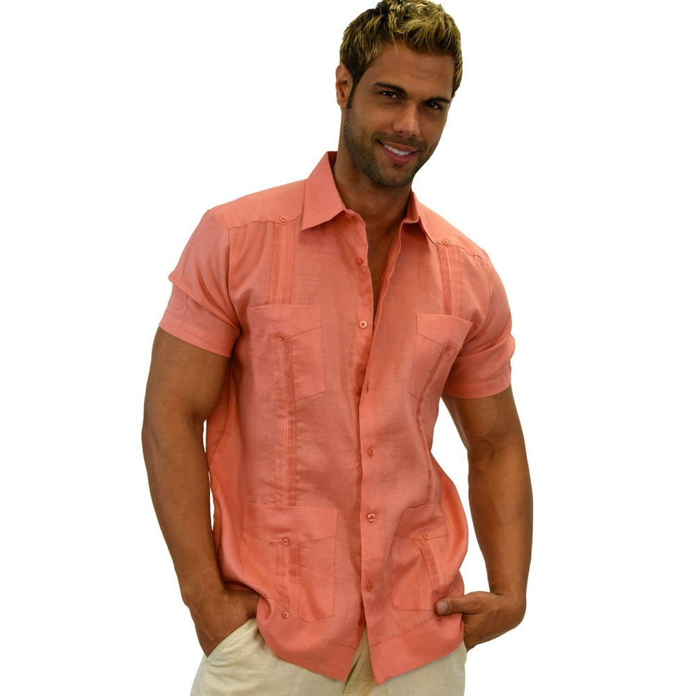 Bohio Bohio Guayabera Shirt For Men Classic Linen Chacavana (4