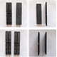 thumbnail image 3 of Paquete de 100 espaciadores de vidrio para acristalamiento de ventanas, cuña de vidrio para piso plano, espaciadores y paquetes de nivelación de piso, 5 mm de espesor, negro (80 x 20 mm), 3 of 5