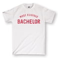 thumbnail image 2 of Instant Message - Most Eligible Bachelor - Men's Short Sleeve Graphic T-Shirt, 2 of 6