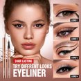 thumbnail image 2 of O.TW O.O-delineador de ojos líquido, resistente al agua, a prueba de manchas, secado rápido, 12 horas de uso, delineador negro ultrafino para flechas （Eyeliner 3, 2 of 5
