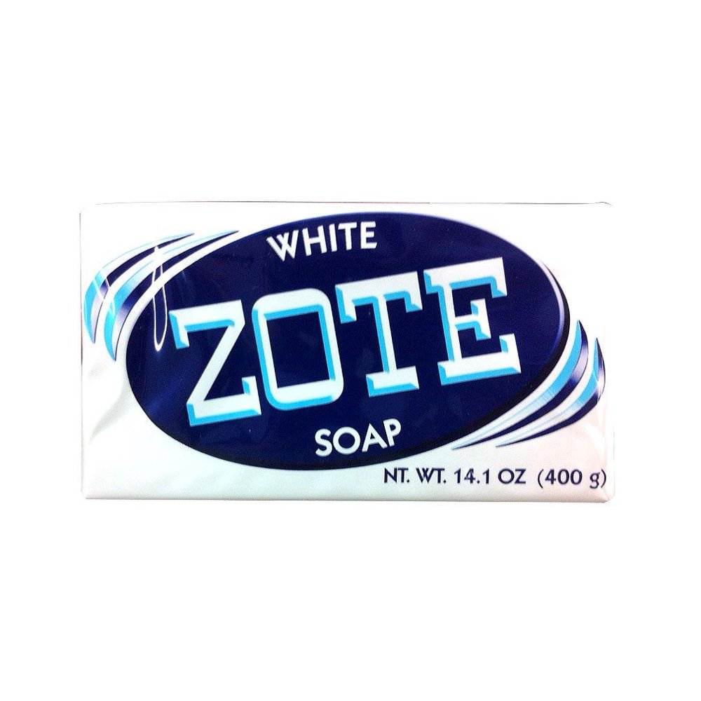 Zote White Laundry Bar Soap, Net WT 14.1 oz, (Pack of 4) NEW