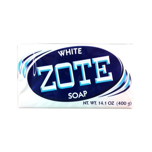 Zote White Laundry Bar Soap, Net WT 14.1 oz, (Pack of 4 ...