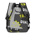 thumbnail image 4 of Pofeuu Cute Dinosaur Print Backpack for Men and Women - Basic Bookbag Casual Daypack Backpacks for College Work Travel-One Size, 4 of 5