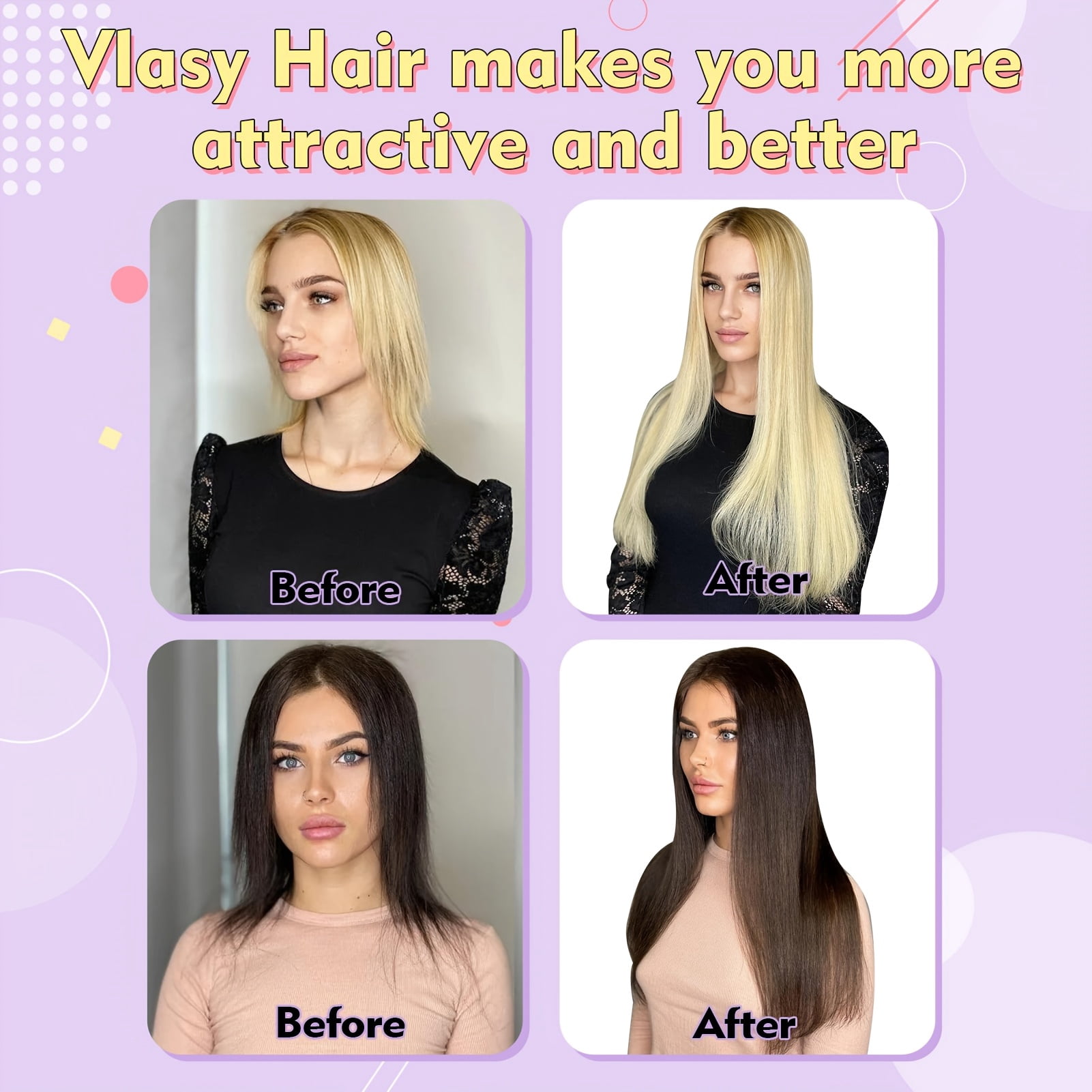 Vlasy Straight Clip In  Hair Extensions 12inches Real Human Hair 7Pcs Clip In Dark Brown Human Hair Extensions