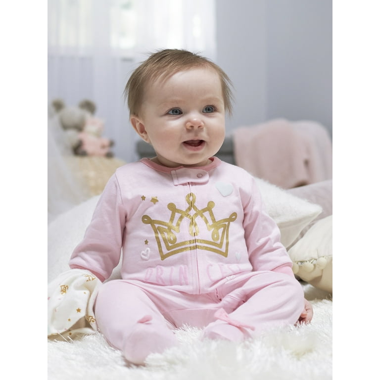 Baby girl zipper pajamas hotsell