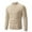 Khaki, variant on successthop Mens Mock Neck Sweaters Cable Knit Strecth Long Sleeve Chunky Knitwear Ribbed Cuff Vintage Solid Tops