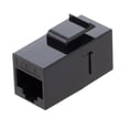 thumbnail image 5 of NavePoint CAT6 UTP Inline Keystone Coupler, RJ45 Female to RJ45 Female, Snap-In, 25 pack, Black, 5 of 5
